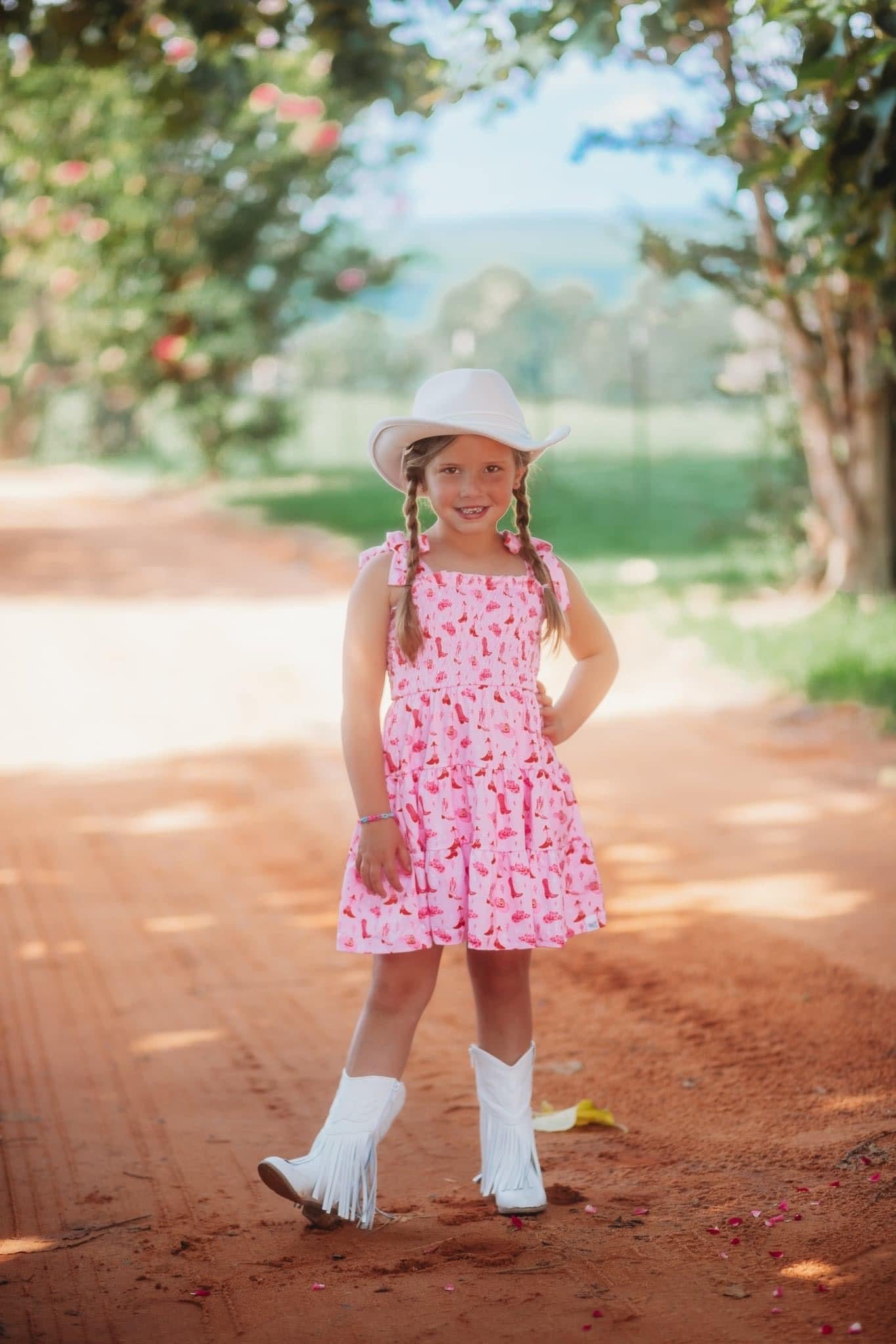 Cowboy Boot Dress set