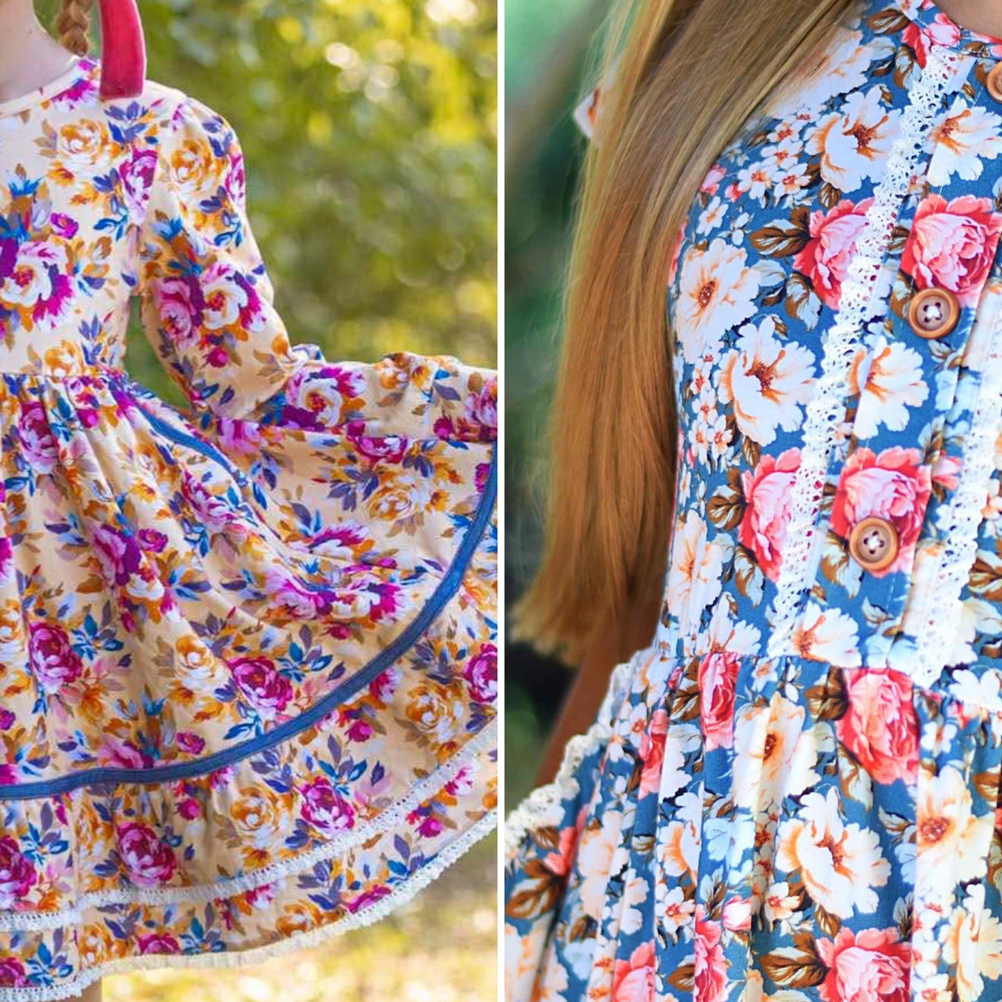 Jewel toned  floral Laila Set