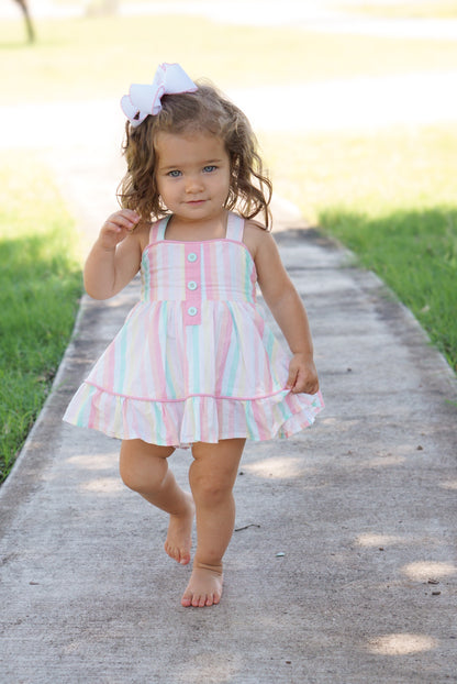 Sunset Stripes Tunic Set