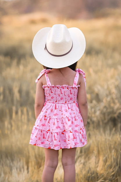 Cowboy Boot Dress set