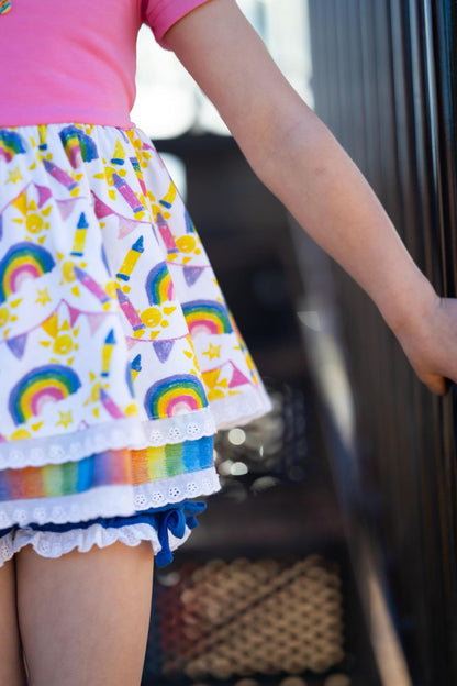 Crayon Rainbow Tunic Sets