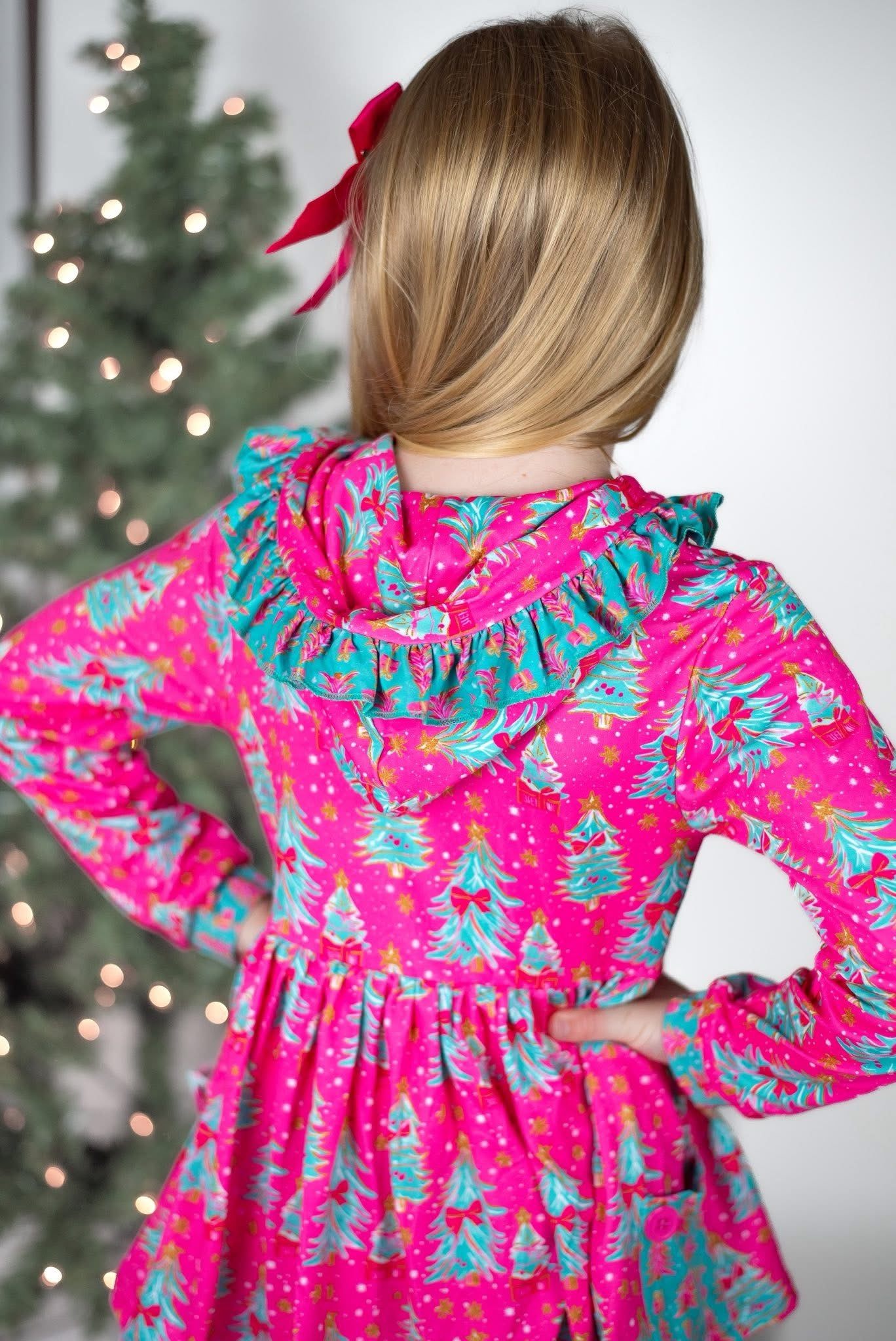 LPK Trees & Bows Jogger Set