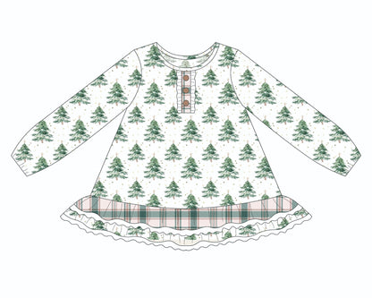 Classic Christmas Doll dress Preorder