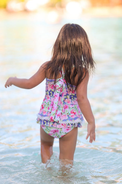 Pops of Floral Tankini Set