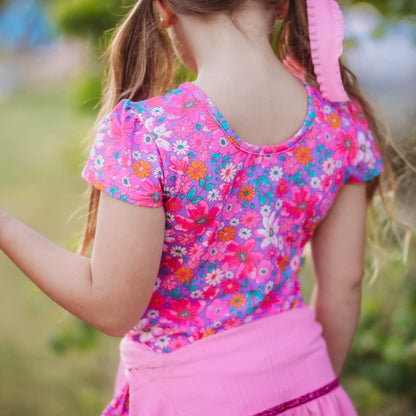 Florida Coast floral Cap Knit Shirt