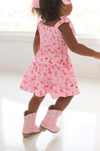 Cowboy Boot Dress set