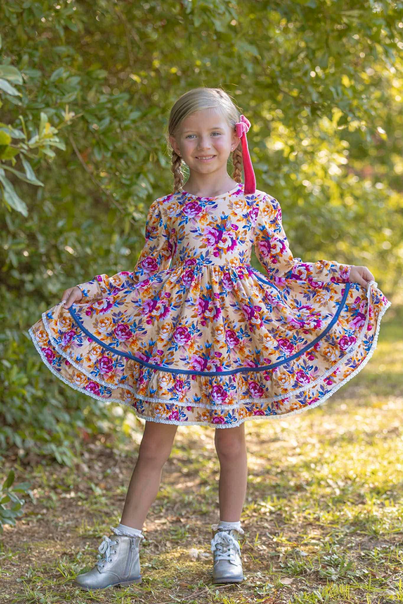 Jewel toned  floral Laila Set