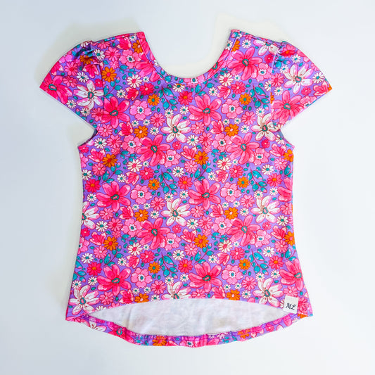 Florida Coast floral Cap Knit Shirt Preorder