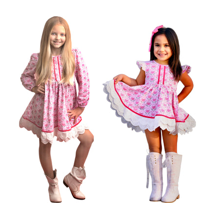 Vintage Heart Oliviah Set (length & sleeve options) Preorder