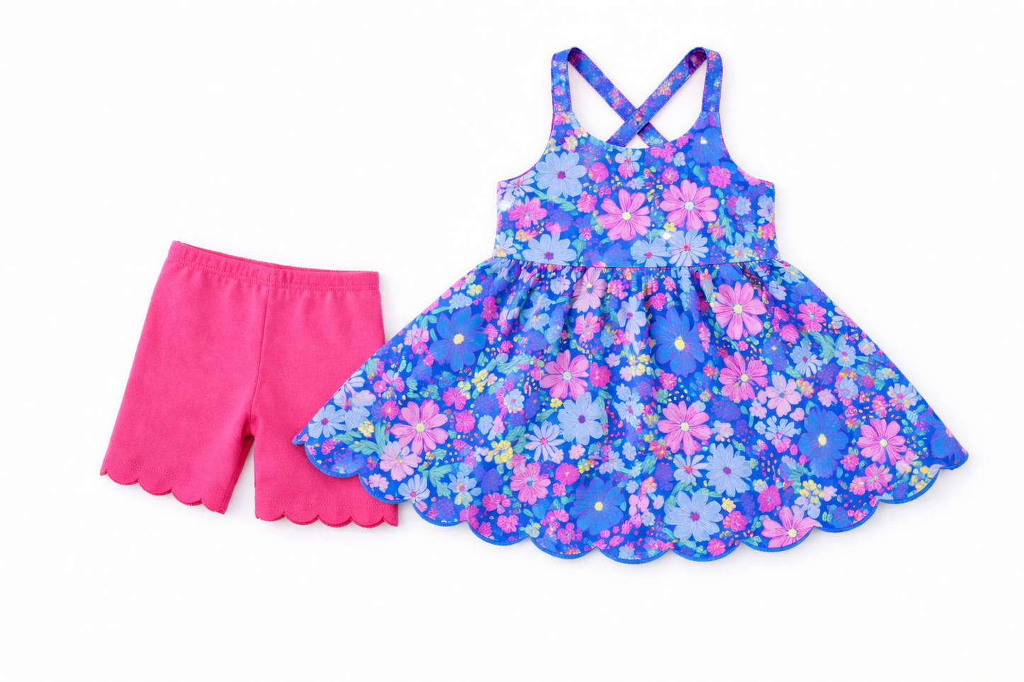 Scalloped Athletic Tunic Set Florida Coast 8.0 Preorder