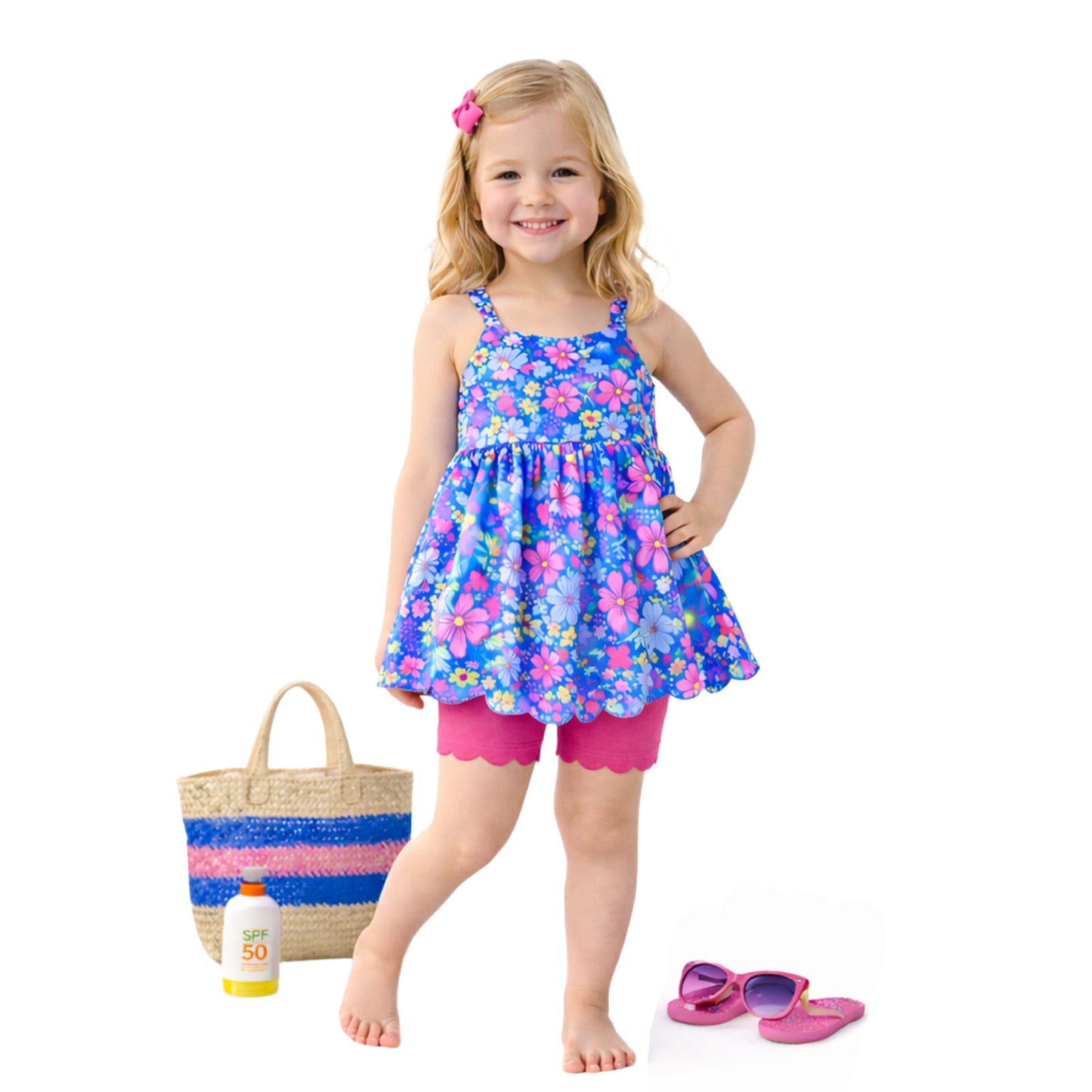 Scalloped Athletic Tunic Set Florida Coast 8.0 Preorder