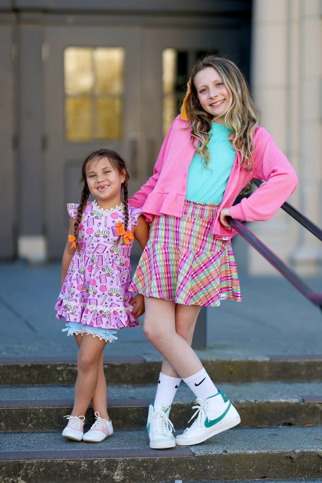 Crayon Skort {Retro Back to School PREORDER)