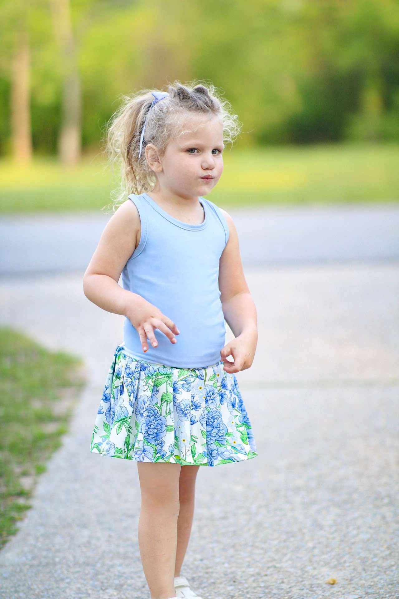 Floral Tennis Skorts Sets