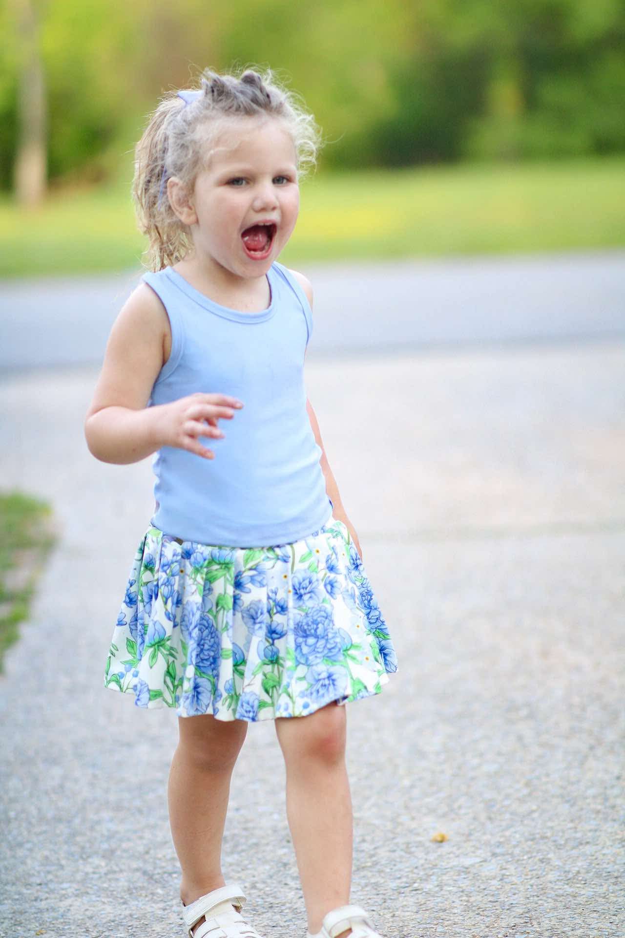 Floral Tennis Skorts Sets