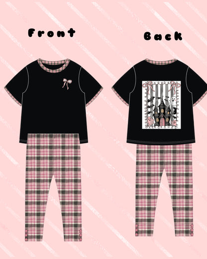Boo Plaid Leggings/bloomers/shorties Preorder