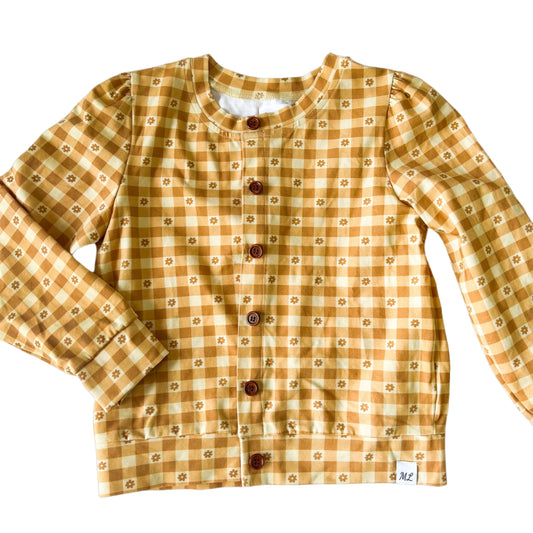Gingham Floral Cardi Cardi Presale