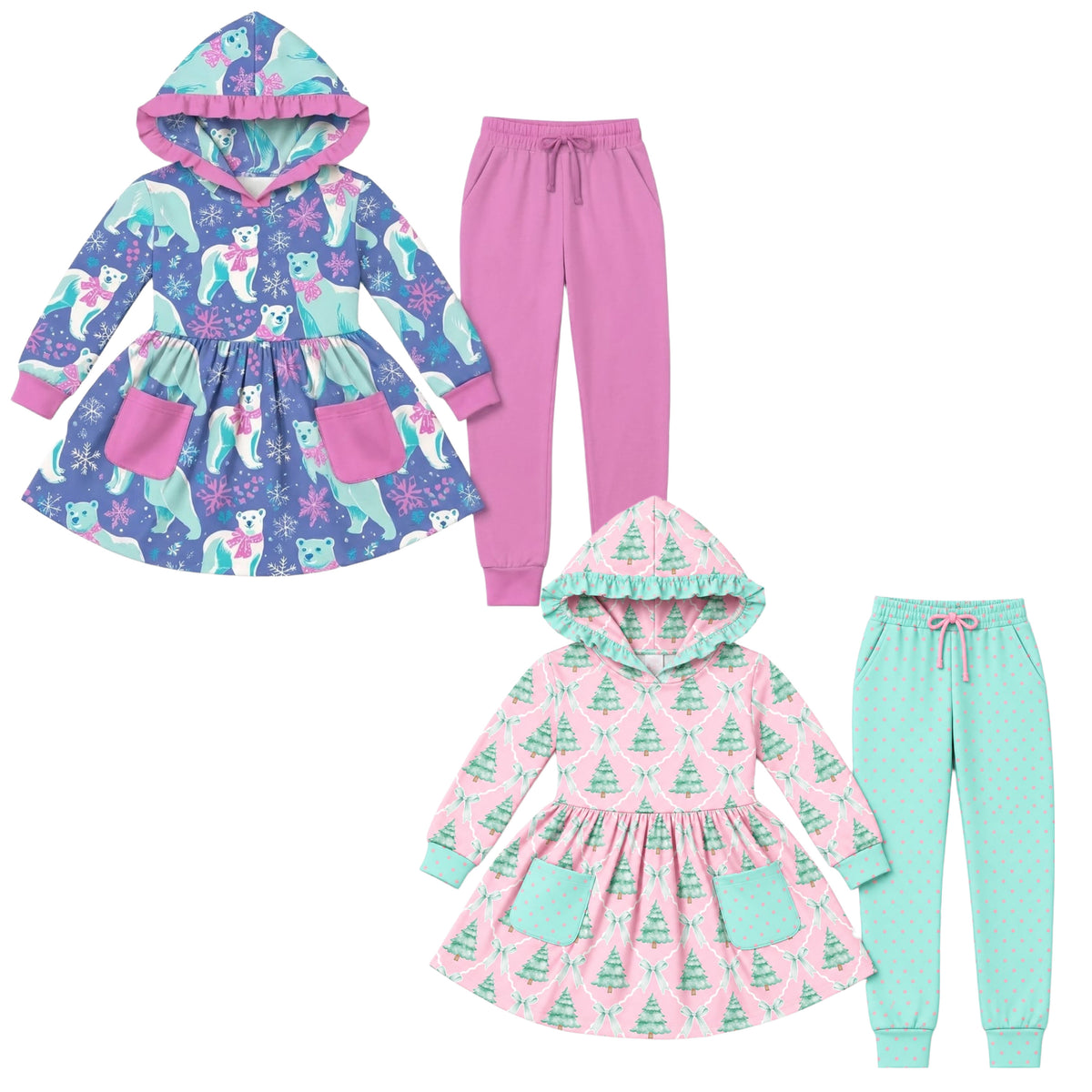 LPK Winter HOODED tunic Sets Presale (LPKW26) (Copy)
