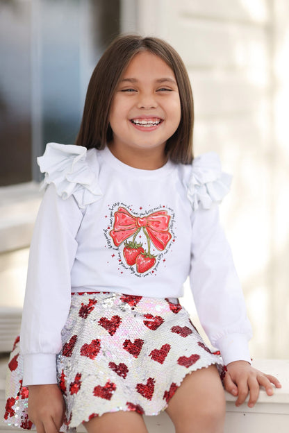 Sequin Heart Skort Presale