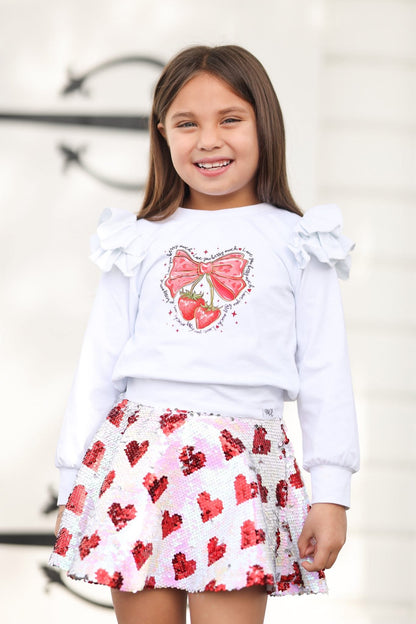 Sequin Heart Skort Presale
