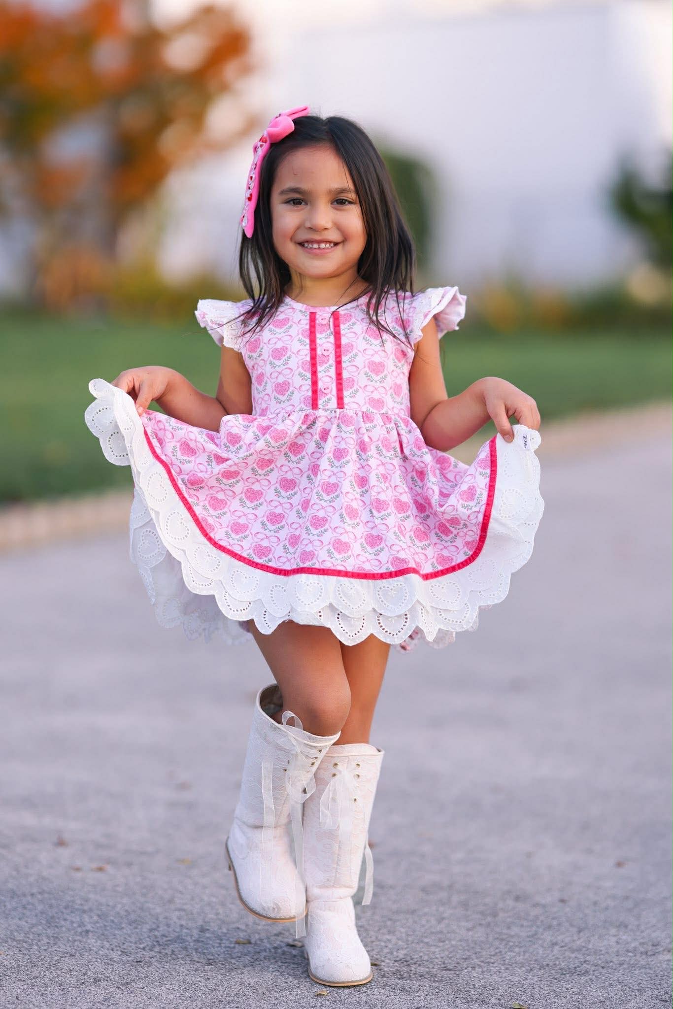 Vintage Heart Oliviah Set (length & sleeve options) Preorder