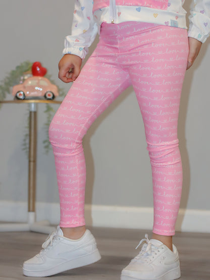 Love Hearts 3 Piece Athletic Set