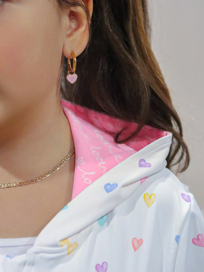 Love Hearts 3 Piece Athletic Set