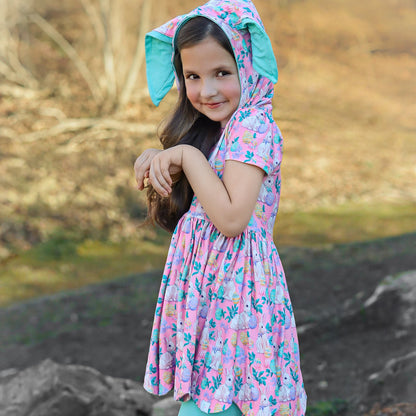 LPK Bunny Hooded tunic set