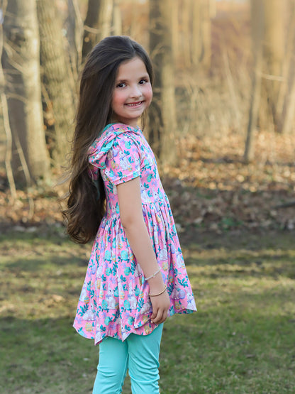 LPK Bunny Hooded tunic set