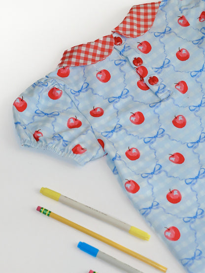 Apple Collection Gingham Collar Shirt Presale