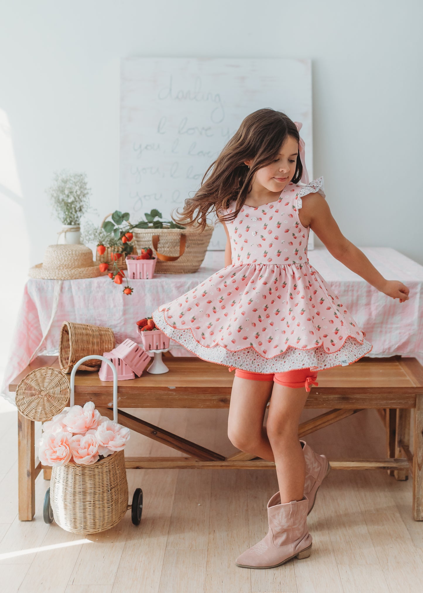 Strawberry Field Sammy Tunic Set Preorder