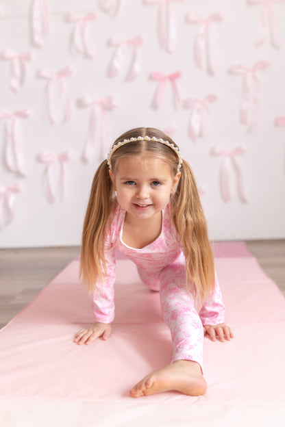 Floral Bows Hoodie+Leggings Set