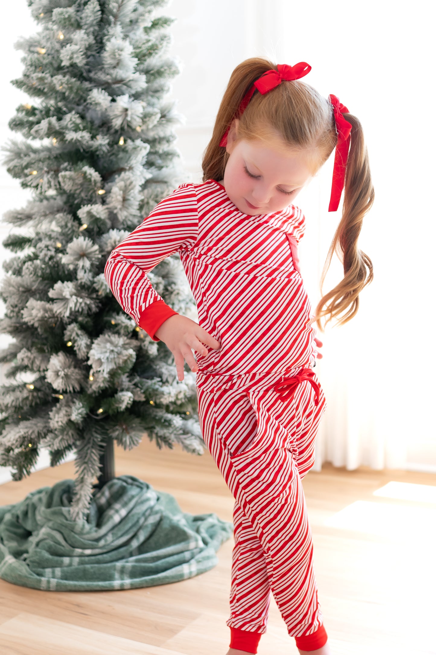 Unisex Adult and Kid Candy Cane Stripes Set Preorder (FH26)