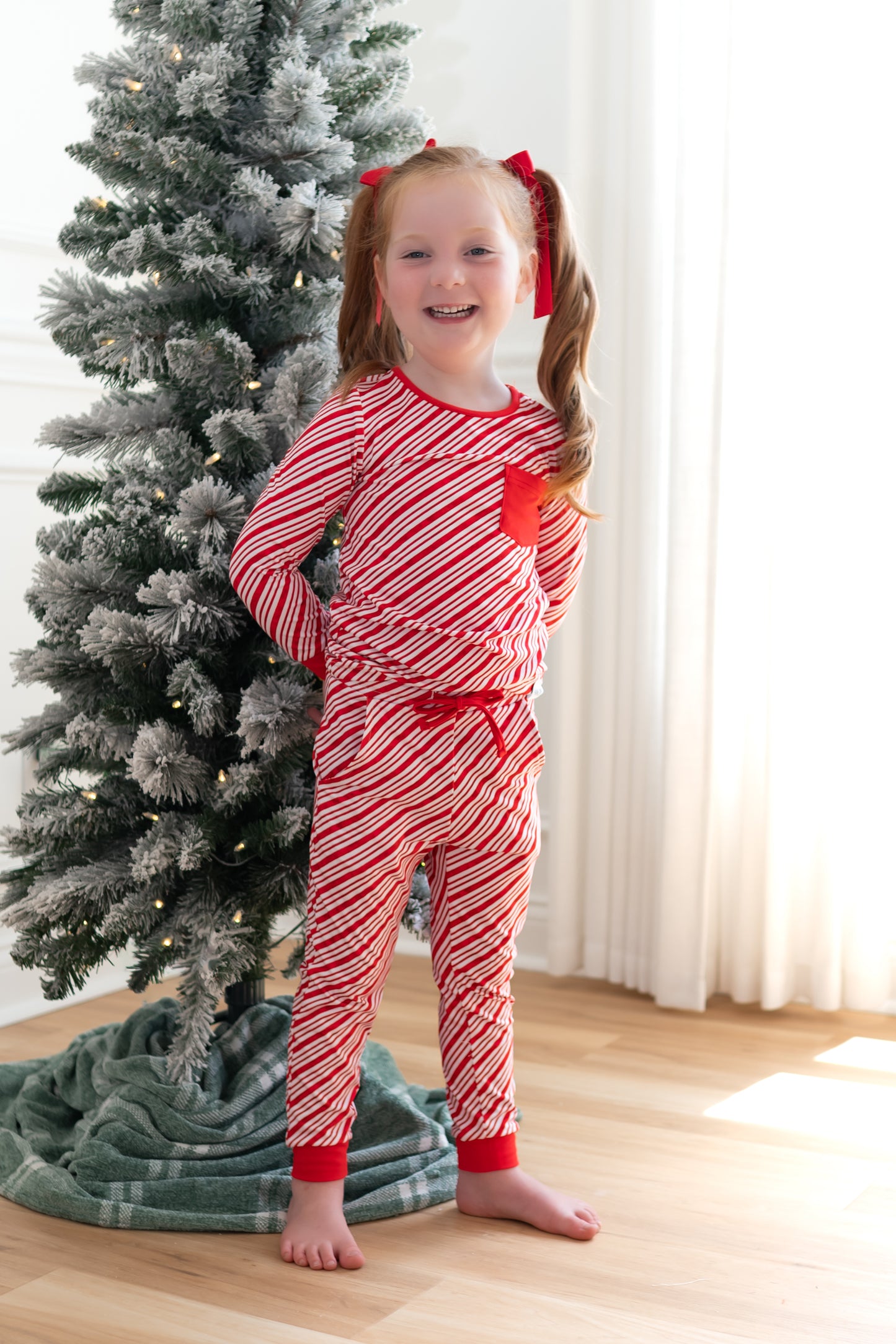 Unisex Adult and Kid Candy Cane Stripes Set Preorder (FH26)