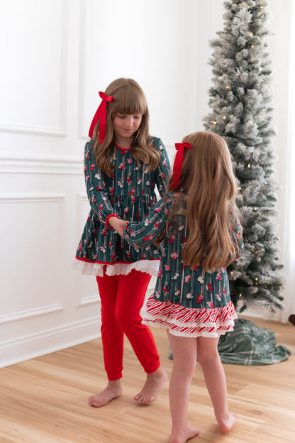 Tunic/Jogger Evergreen Floral Set Preorder (FH26)