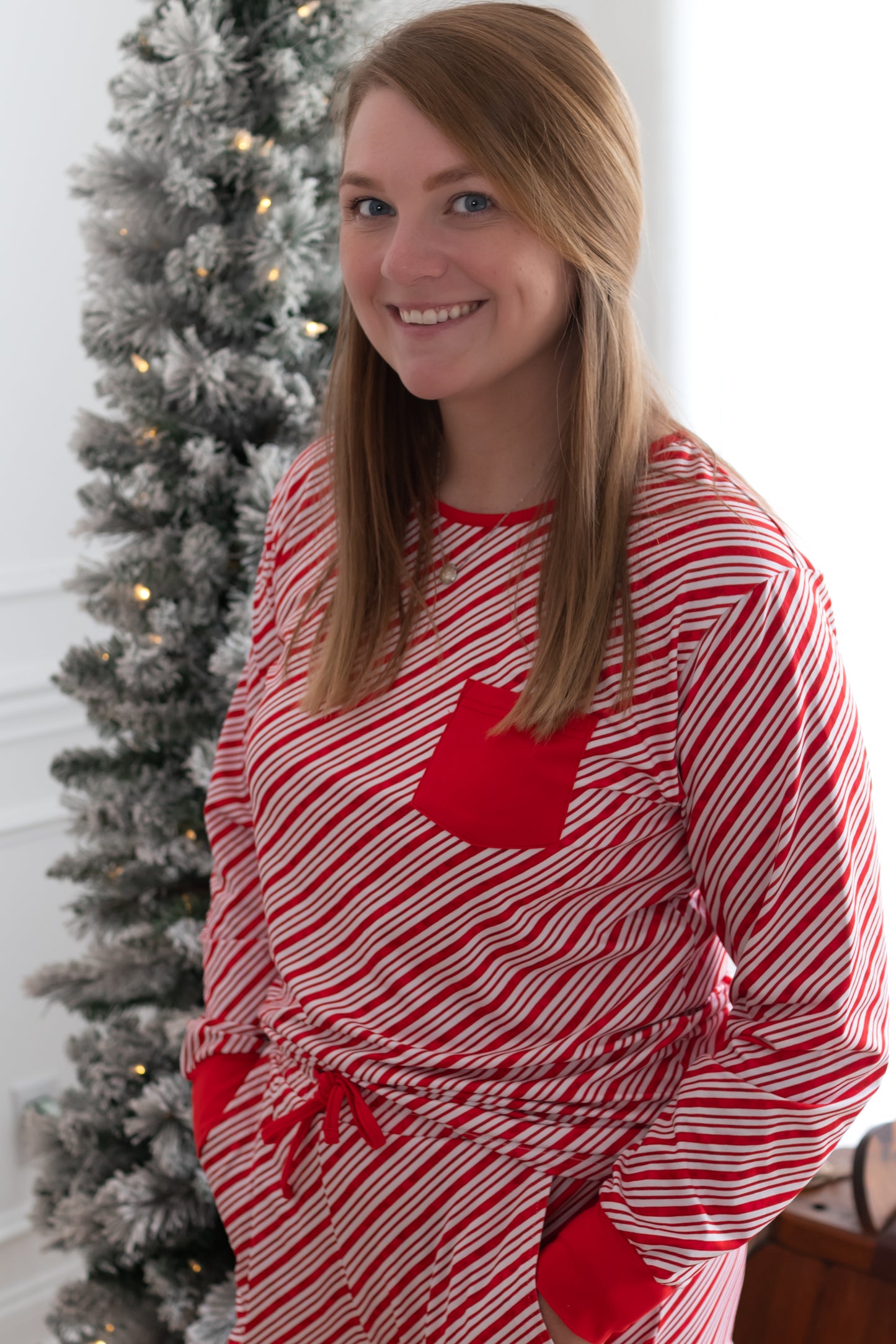 Unisex Adult and Kid Candy Cane Stripes Set Preorder (FH26)