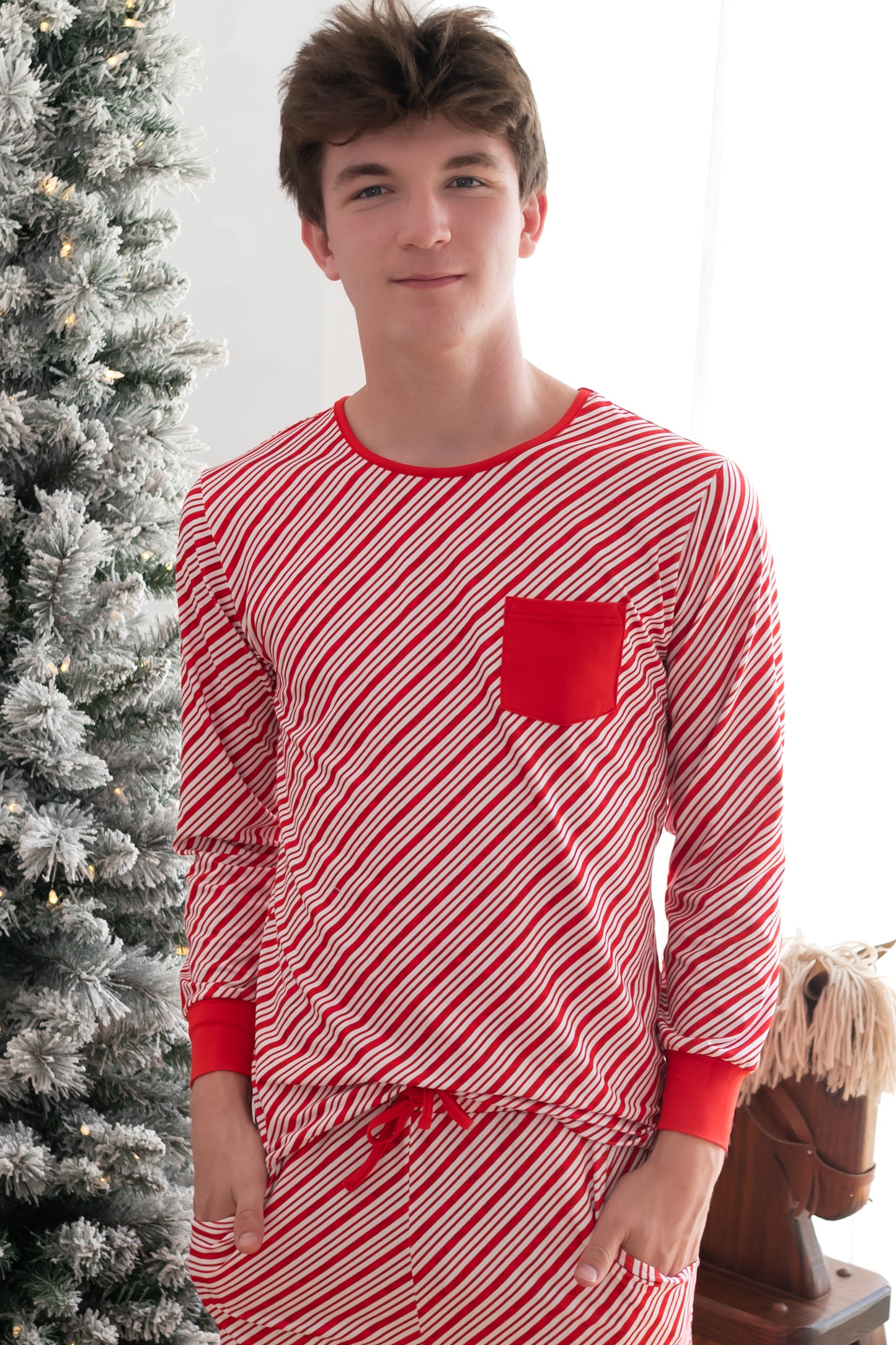 Unisex Adult and Kid Candy Cane Stripes Set Preorder (FH26)