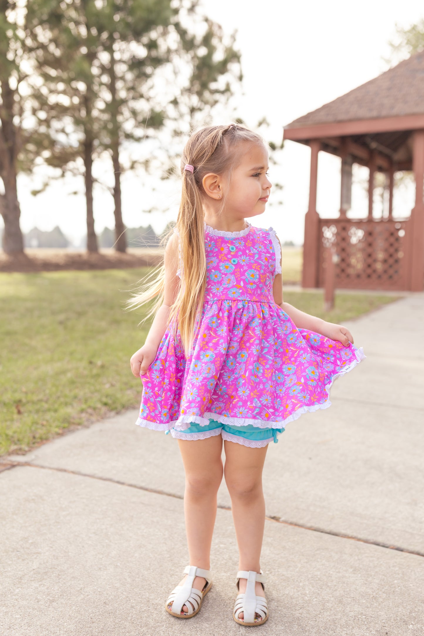 Summer Extravaganza Pink floral Adele