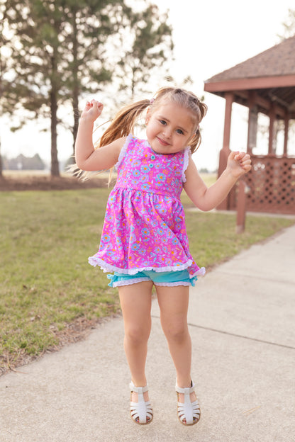 Summer Extravaganza Pink floral Adele
