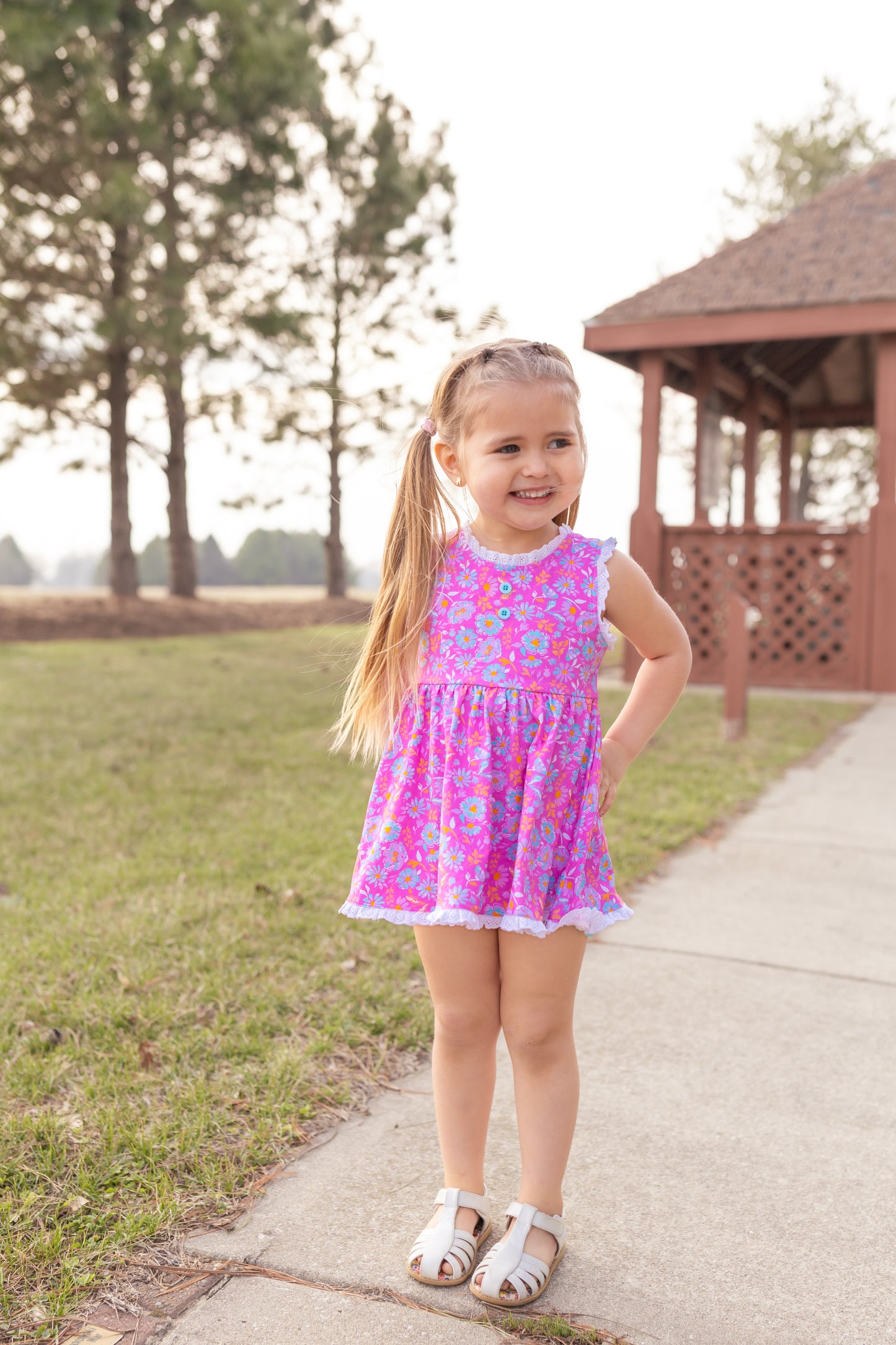 Summer Extravaganza Pink floral Adele