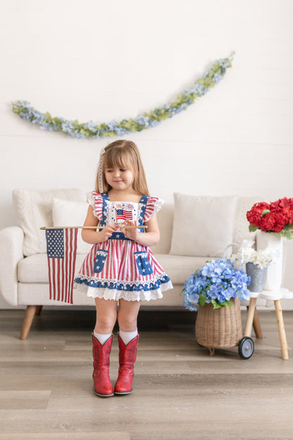 Millie Pinafore Set RWB '26 Preorder