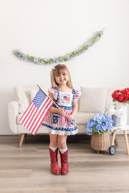 Millie Pinafore Set RWB '26 Preorder