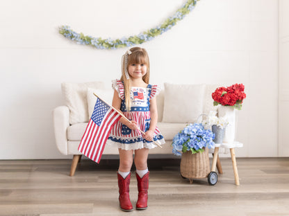 Millie Pinafore Set RWB '26 Preorder