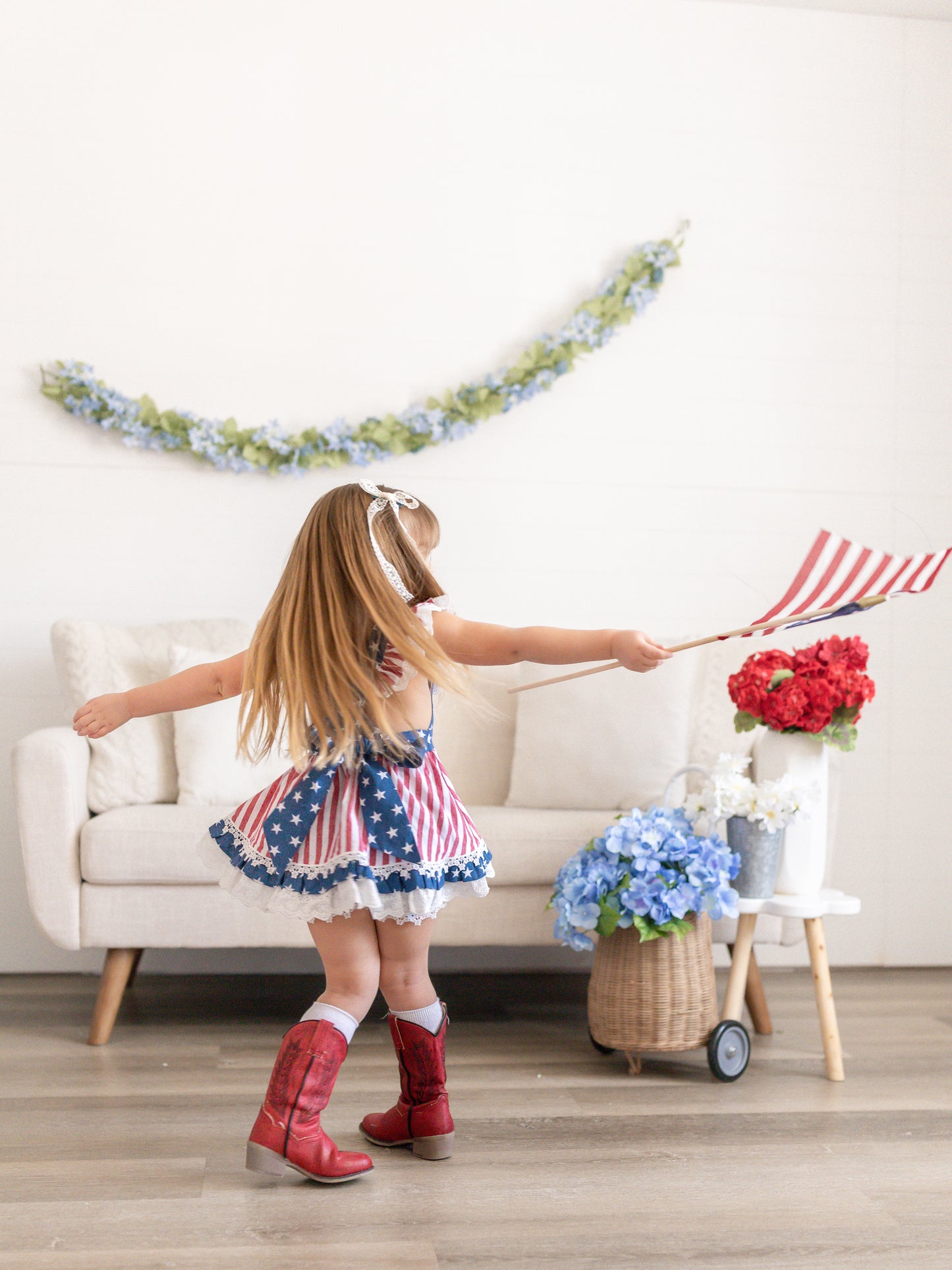 Millie Pinafore Set RWB '26 Preorder