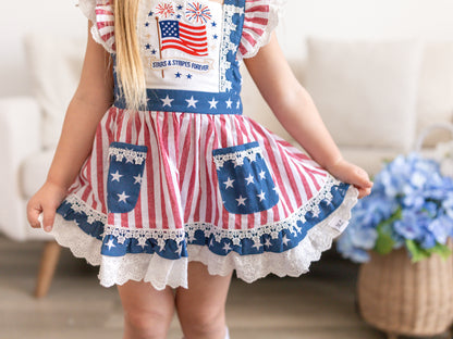 Millie Pinafore Set RWB '26 Preorder