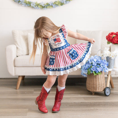 Millie Pinafore Set RWB '26 Preorder