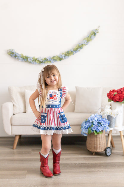 Millie Pinafore Set RWB '26 Preorder