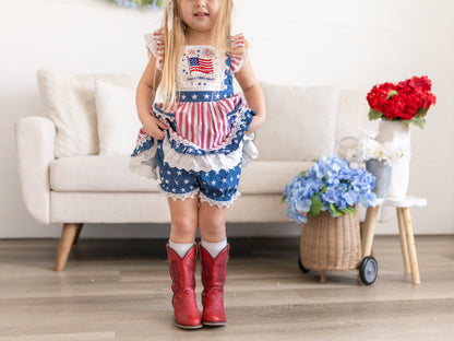 Millie Pinafore Set RWB '26 Preorder