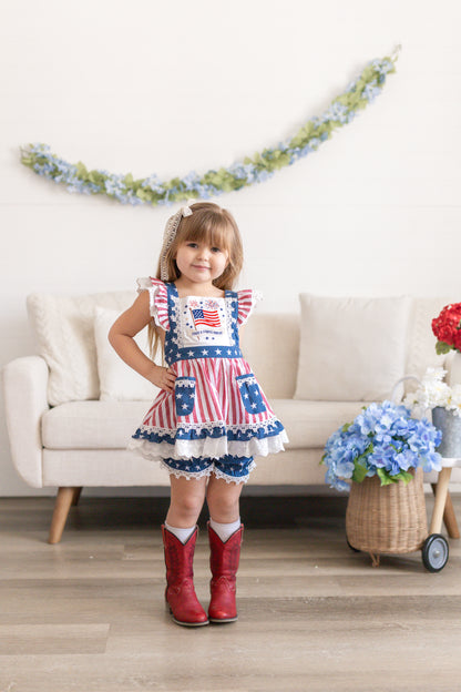 Millie Pinafore Set RWB '26 Preorder