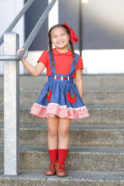 Apple Collection Penelope Suspender Skirt Preorder (skirt only)