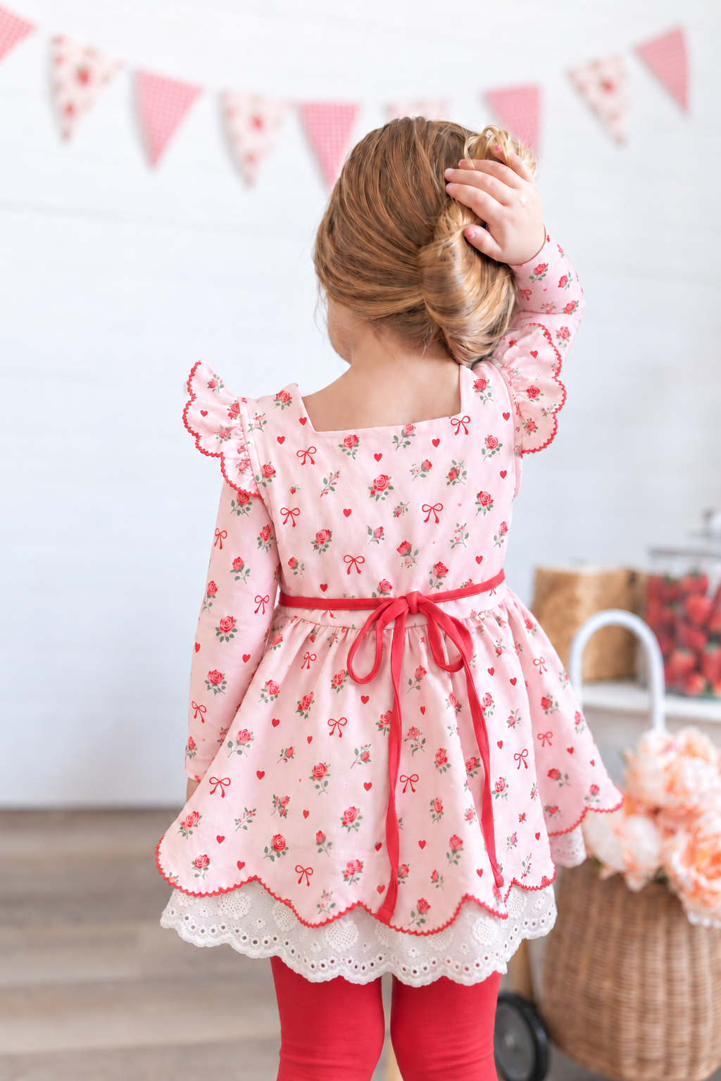 Bows & Hearts Sammy Tunic Set (short or long sleeve) Preorder (LOVE27)